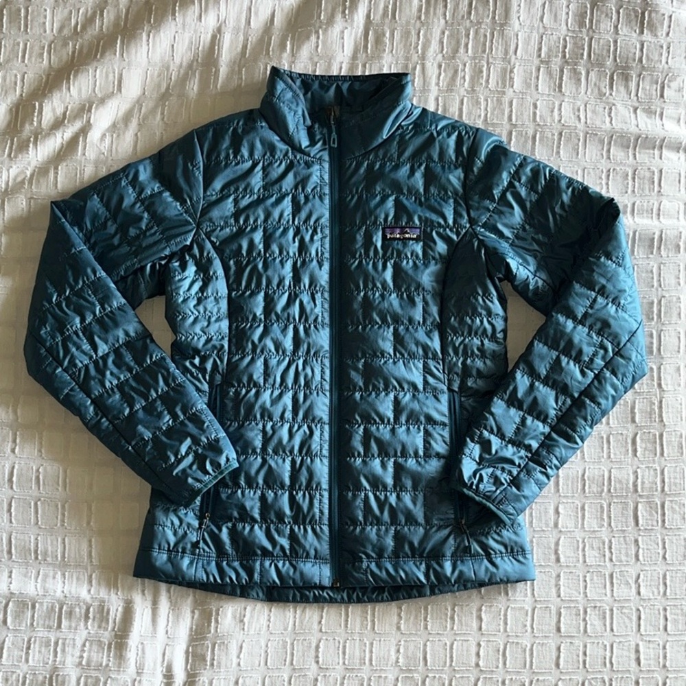 Patagonia Women's Teal Nano-puff Jacket